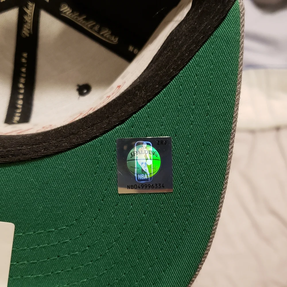 San Antonio Spurs MN XL Logo Snapback - Mitchell & Ness - Picture 6 of 9